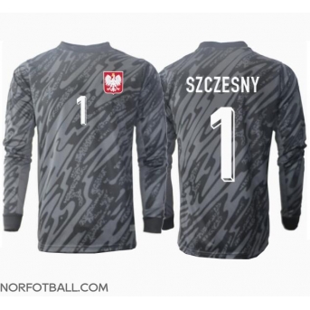 Billige Fotballdrakt Polen Wojciech Szczesny #1 Keeper Replika Bortedrakt EM 2024 Langermet